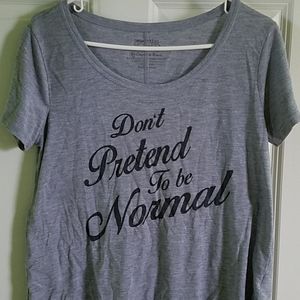 Quote Short Sleeve Top